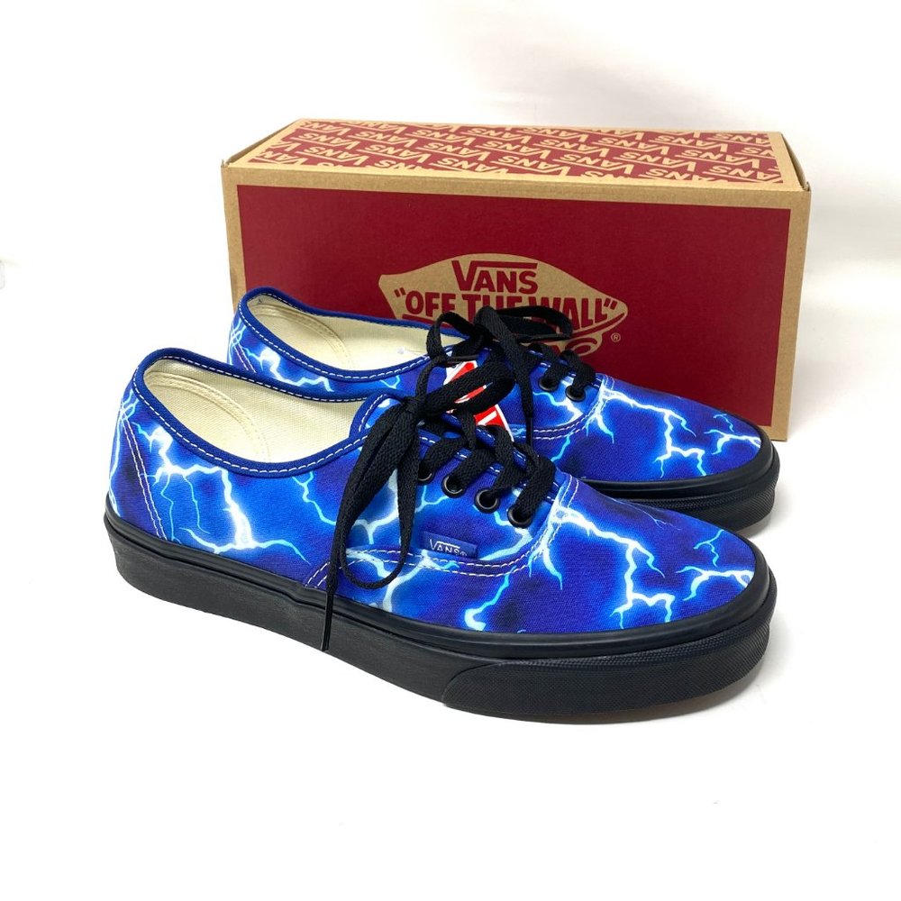 💖MEGA SALE💖VANS Women  VN0A5HZS9FT Authentic Lightning Blue Canvas Lase Up - Picture 6 of 10